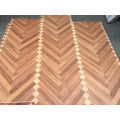 Brown Core HDF Material Laminado Arte Parquet